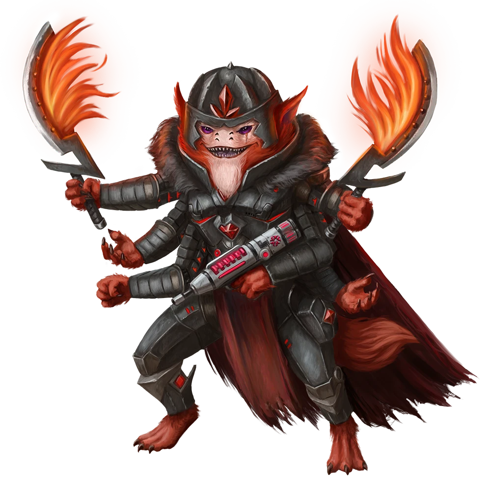 Image of a skittermander hellknight